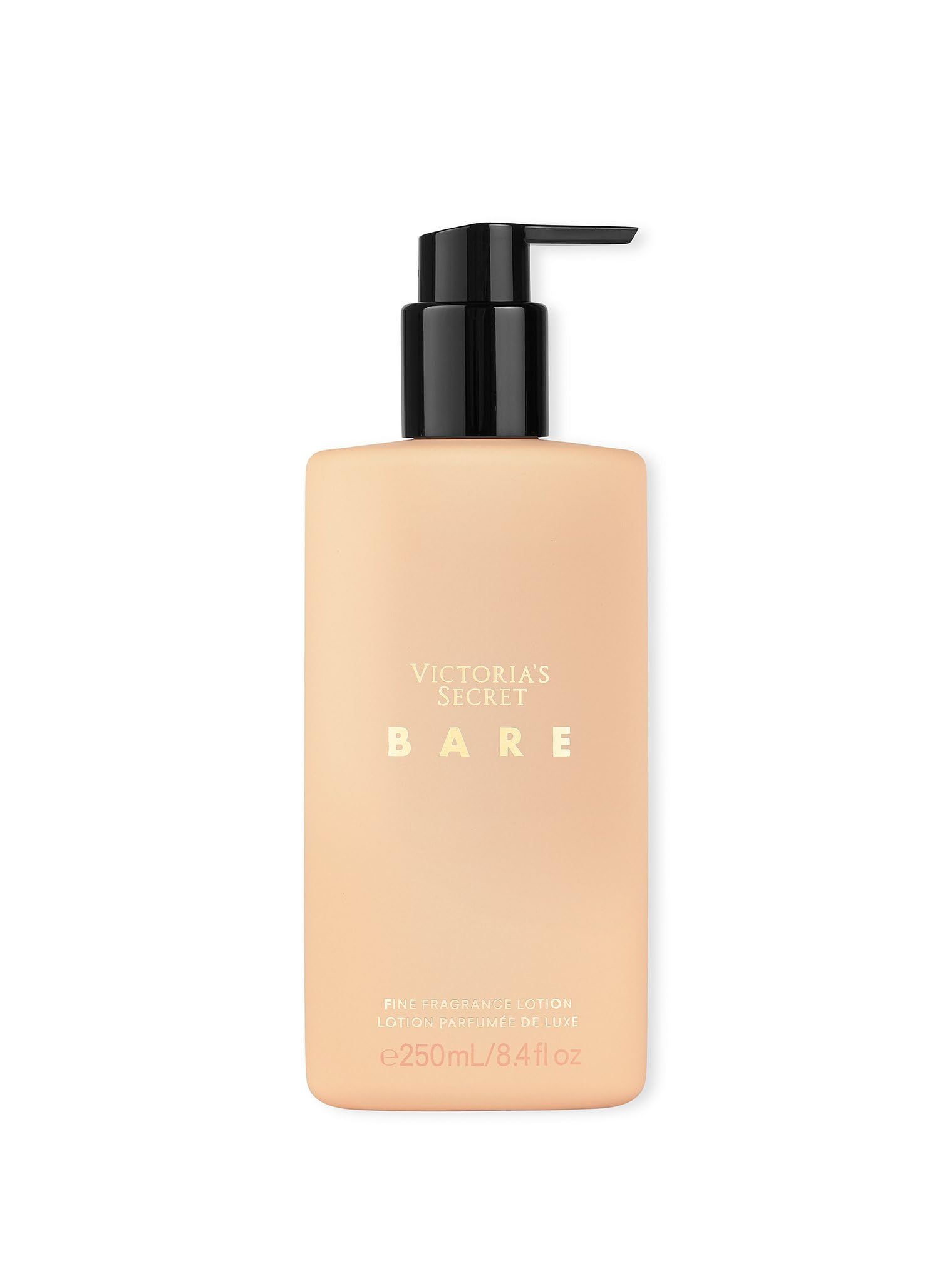 Victoria's Secret Bare Fragrance Body Lotion, Notes of Australian Sandalwood, Mandarin Madagascar & Egyptian Violet, (8.4 oz)