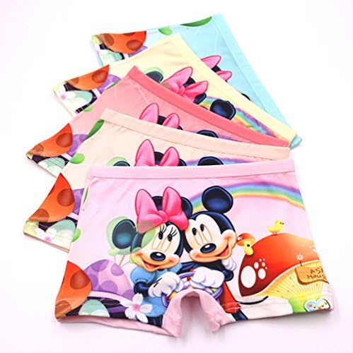 2-8 Year Girls Character Boyshorts Underwear Dress Shorts Multipack