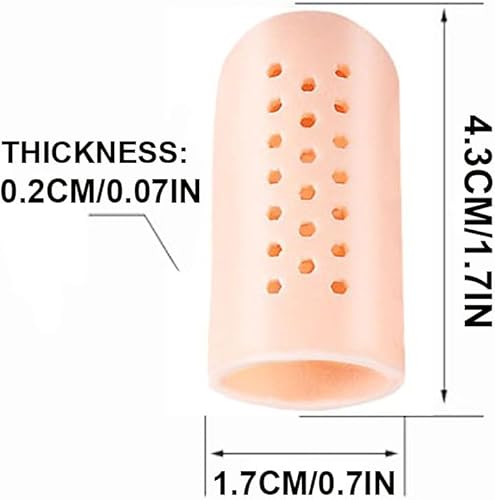 Miniatura 7 de 10 piezas de catre de gel con orificios de aire, protector de dedos de soporte, fundas de gel para dedos, protectores de dedos de gel, protección