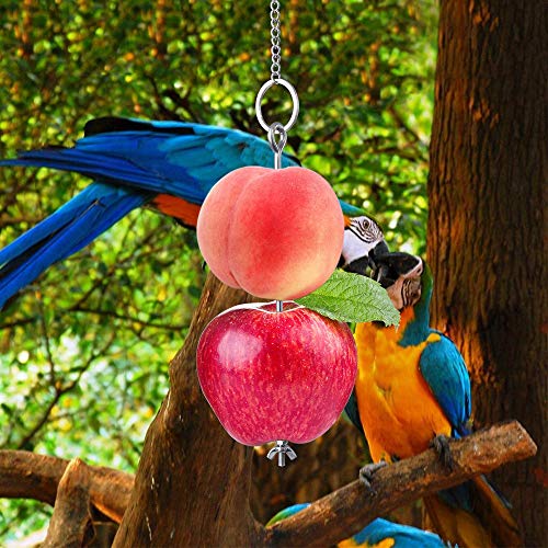 Huhn-Xylophon-Spielzeug, Hühner-Spielzeug mit 8 Metallschlüsseln, Gemüse-Futterstation für Hühner, Hühnerstall, Pecking… – Bild 7