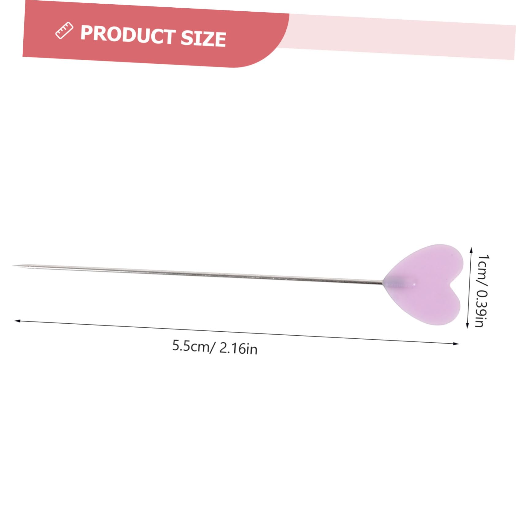 DOITOOL 200Pcs DIY Sewing Pins Portable Decorative Locating Pins for Dressmaking Crafts and Floral Arrangements Safe Lightweight Reusable Sewing Accessories