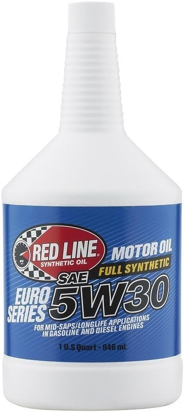 Red Line12304 Full Synthetic 5W30 Euro Series Motor Oil, 1 Quart