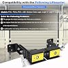 CPS-U Commercial Photo Eyes Compatible with LiftMaster CPS-U Safety Sensors Door Operators,Fit for LiftMaster Models FDC, FDCL, FDO, LGE, Medium Duty Logic, Logic 3, Logic 4, Logic 5.0