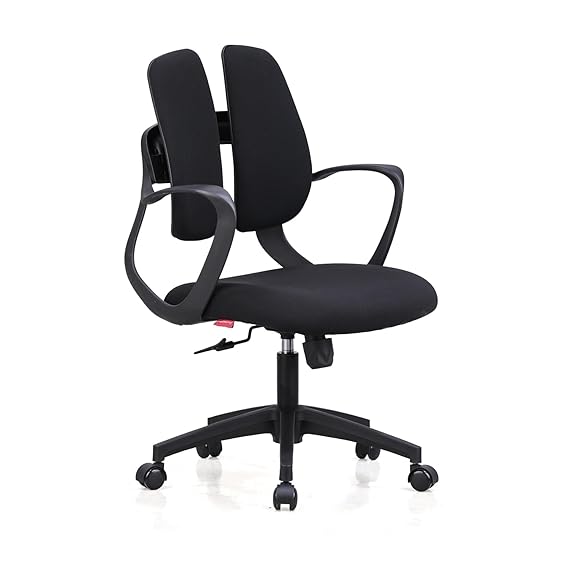 Featherlite VictorM Office Chair, Adjustable Lumbar Support, 3 Years