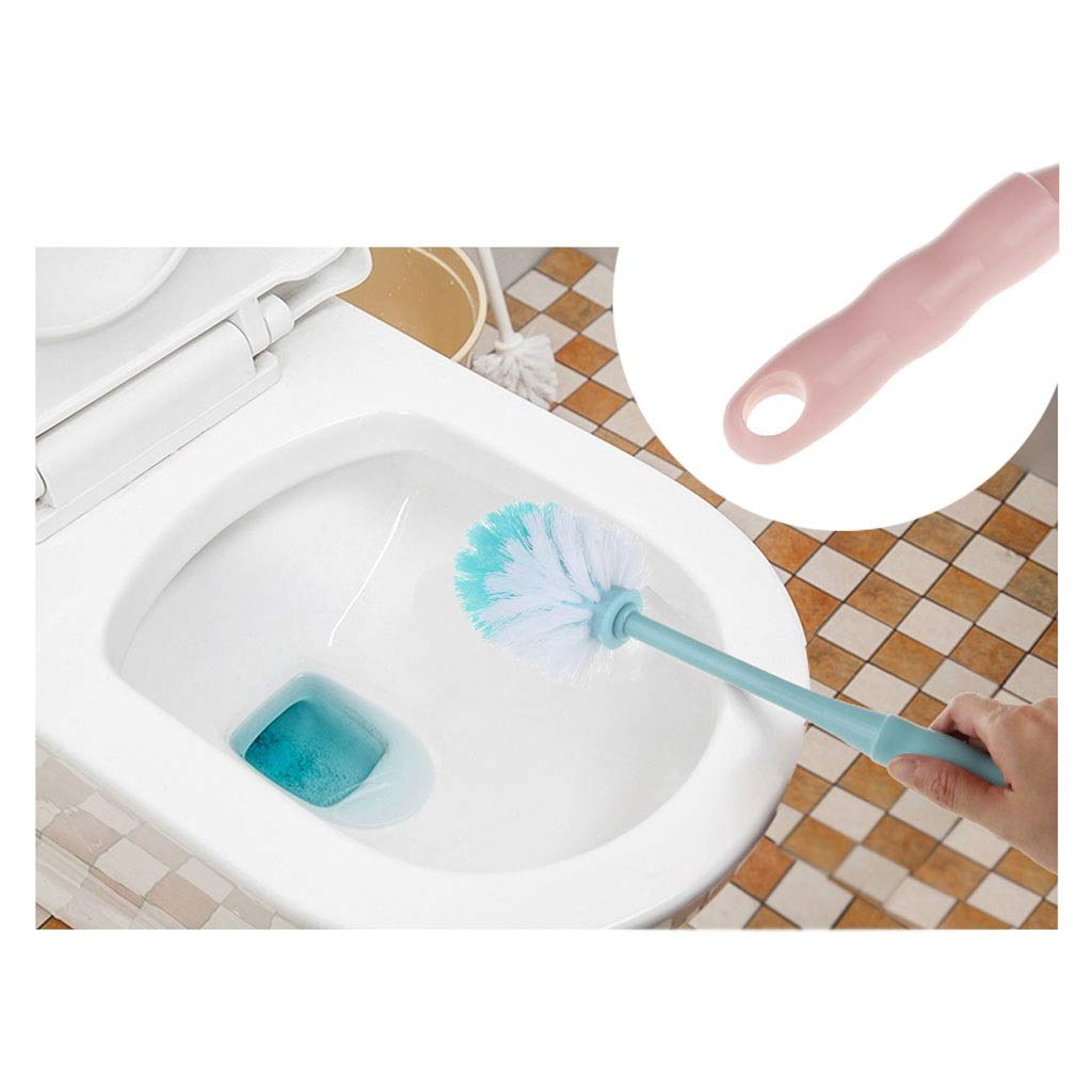 Escobillas y soportes para inodoro, escobilla de inodoro y juego de soporte, no daña la superficie del inodoro, fuerte poder de limpieza, el cabezal del cepillo se puede cambiar el soporte para