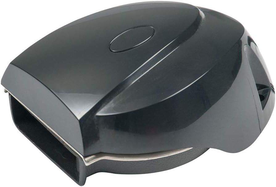 10098 - Aftermarket Replacement 12v Miniblast Compact Single Horn With Black Cover Compatible with Marinco