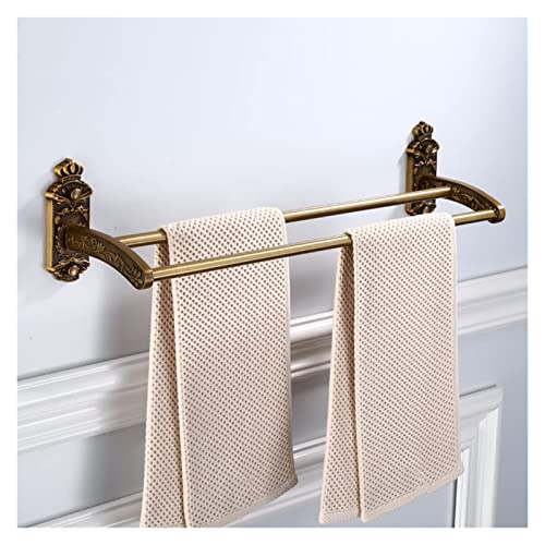 Porte-serviettes double pour optimiser l'espace et sécher vos draps de bain