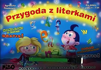 Paperback Przygoda z literkami Pisak suchoscieralny + naklejki gratis Book