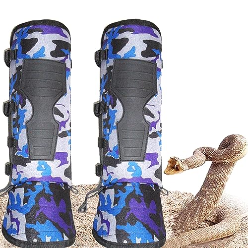 V-CHEETONG Snake Gaiters Anti-bite Snake Guards Lower Leg Armor Water Proof Comfortable Protection Gear for Hunting Hiking Outdoors Survival Kit Suitable for Men and Women (Blue Camouflage) by V-CHEETONG - Image 9