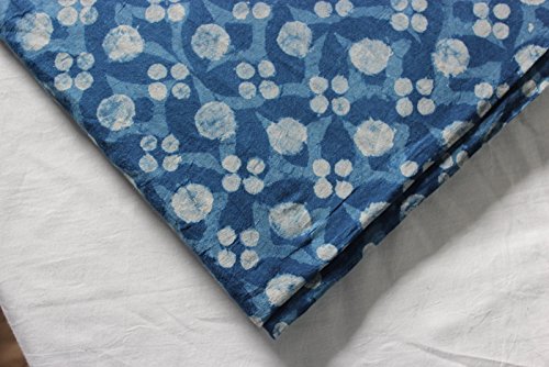 Tissu indien imprimé à la main en coton doux pour faire revivre la magie de l'artisanat