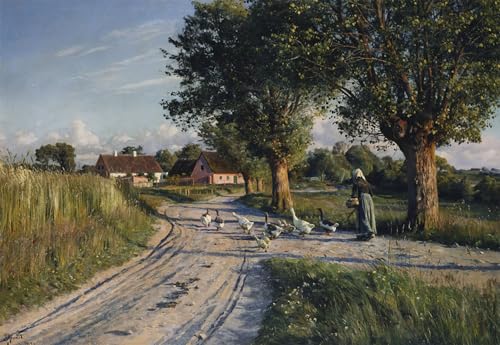 Tableaux Peinture sur Toile Peder Monsted décor chambre zen 60x90cm