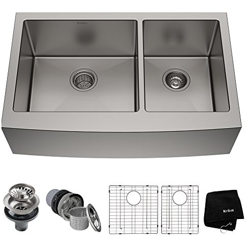 Kraus KHF203-36 36 Inch Double Bowl Sink Cover
