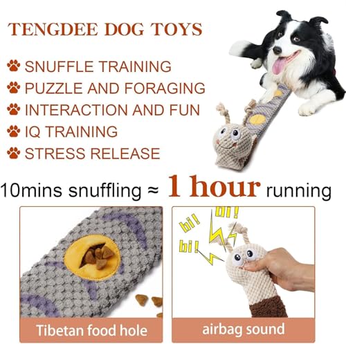 Shengruili Hundespielzeug,Intelligenzspielzeug für Hunde,Hundespielzeug Schnupftabak,Schnecke Spielzeug für Haustiere,Intelligenz Interaktives Hundespielzeug für Welpen Mittelgroße Hunde