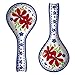 DOWAN Ceramic Spoon Rests, Resting Cooking Spoons, Utensils, Ladle, Kitchen Spoon Holder for Stove Top, Colorful, Set of 2