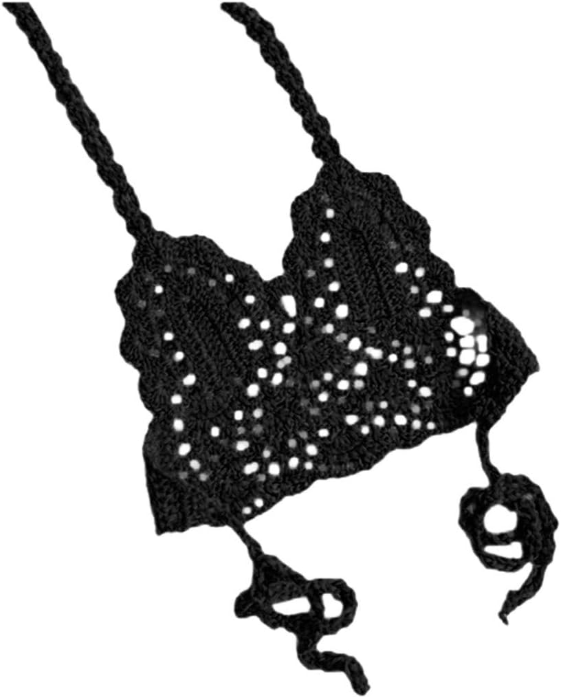 Girls Summer Beach Swimwear,Kids Girl Swimsuit Crochet Straps Bikini Swimwear Outfit Top Clothing(Black,2-4 Years): Clothing, Shoes & Jewelry