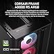 CORSAIR Frame 4000D RS ARGB Modulares Mid-Tower ATX PC-Gehäuse – Hoher Luftstrom, 3X Vorinstallierte RS ARGB-Lüfter, ASUS BTF, MSI Project Zero, Gigabyte Project Stealth – Schwarz