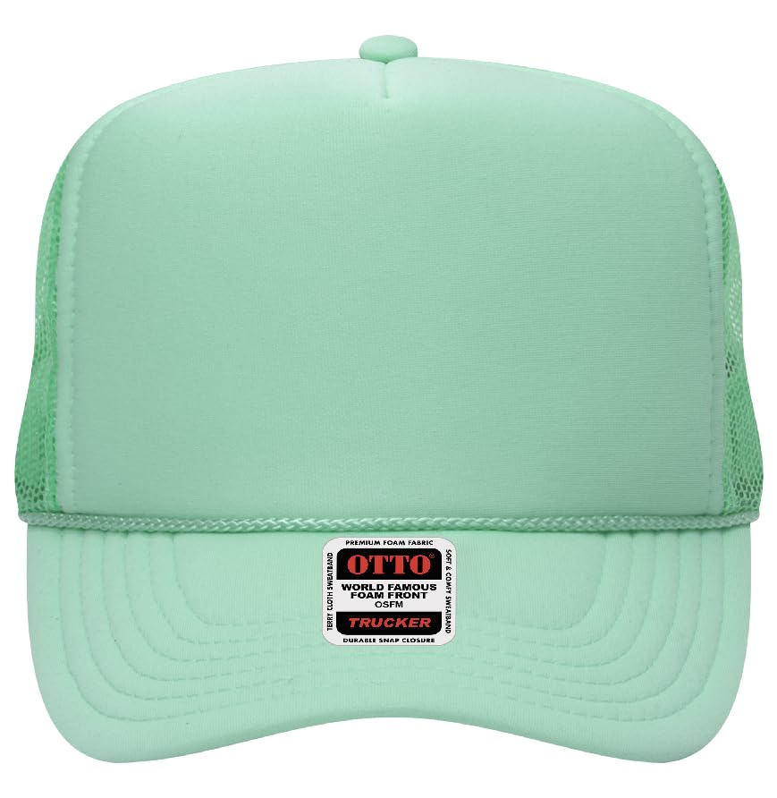 Image of Otto Cap 5-Panel High Crown Mesh Back Trucker Hat