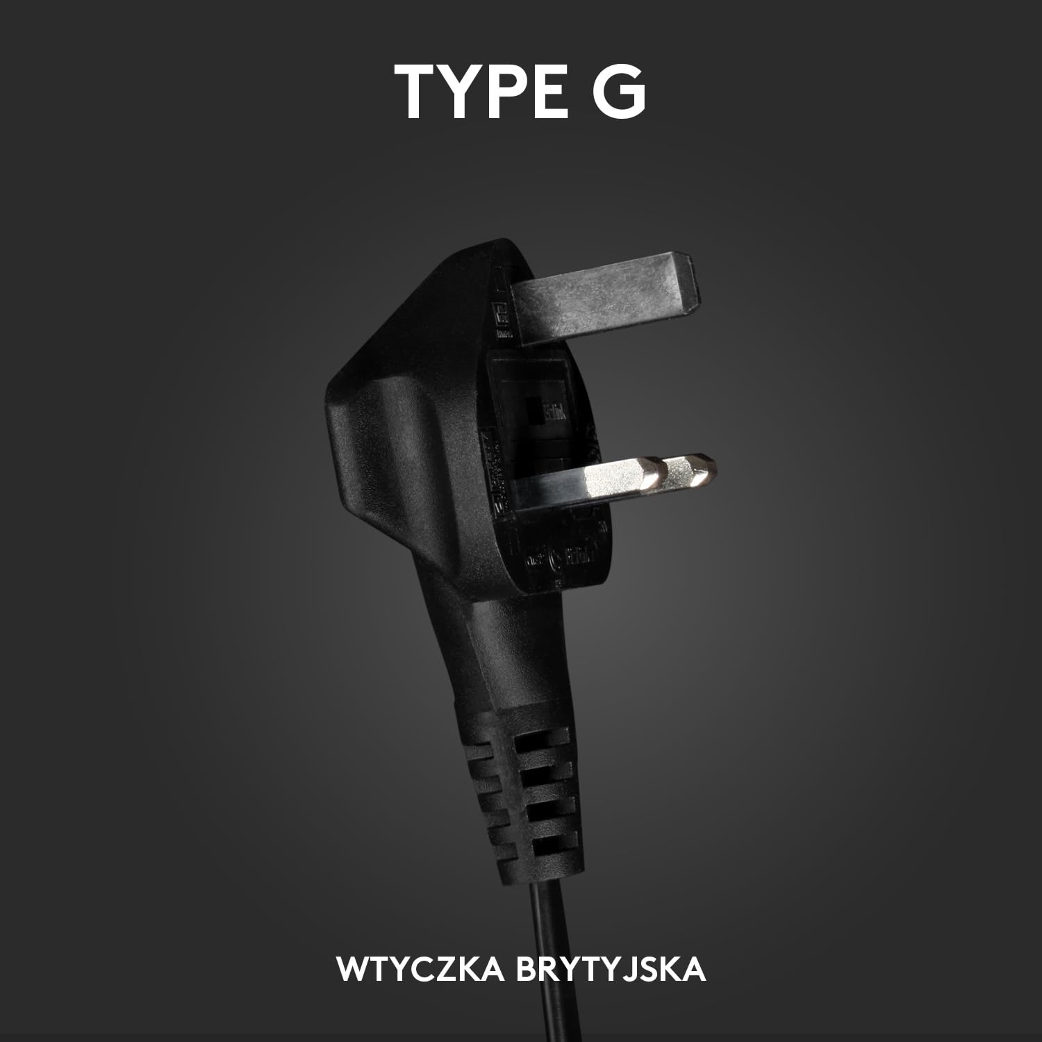 Logitech G G923, siłowe sprzężenie zwrotne TRUEFORCE do 1000 Hz, do PXbox X|S, Xbox One, PC, Wtyczka zasilająca typu G (Wielka Brytania), Układ brytyjski – Czarny