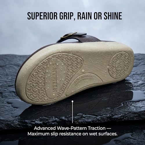 Image of Neeman's PureWhoosh Breeze Sandals for Men | Waterproof Chappal | Casual Slippers with Ergonomic Arch Support & Anti Skid EVA Sole | Adjustable Strap | Lightweight Monsoon Floaters for Beach & Outdoor Wear