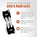NeoAlly Cat and Dog Ankle Brace Pair Canine Rear Leg Hock Support with Safety Reflective Straps for Hind Leg Wounds Heal and Injuries and Sprains from Arthritis (S Pair)