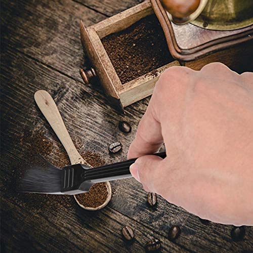 Oure Cepillo de Mango Largo de Material PP, Cepillo de Molinillo de café fácil de Usar, Herramientas de café Barista… - Imagen 4