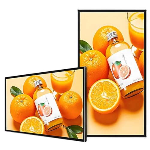 Pantalla LED para cartelera digital comercial, 18,5''/21,5''/23,6''/27''/32''/43''/50'', 1920 * 108P, pantalla dividida inteligente, pantalla publicitaria digital horizontal/vertical 23.6inch