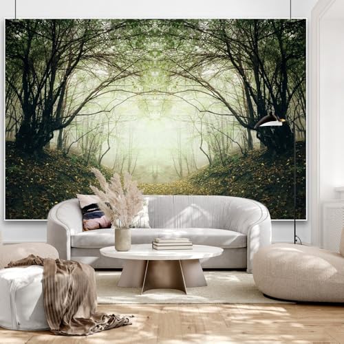 Fondo Fotográfico Bosque con Niebla 7x5ft Poliéster miniatura 4