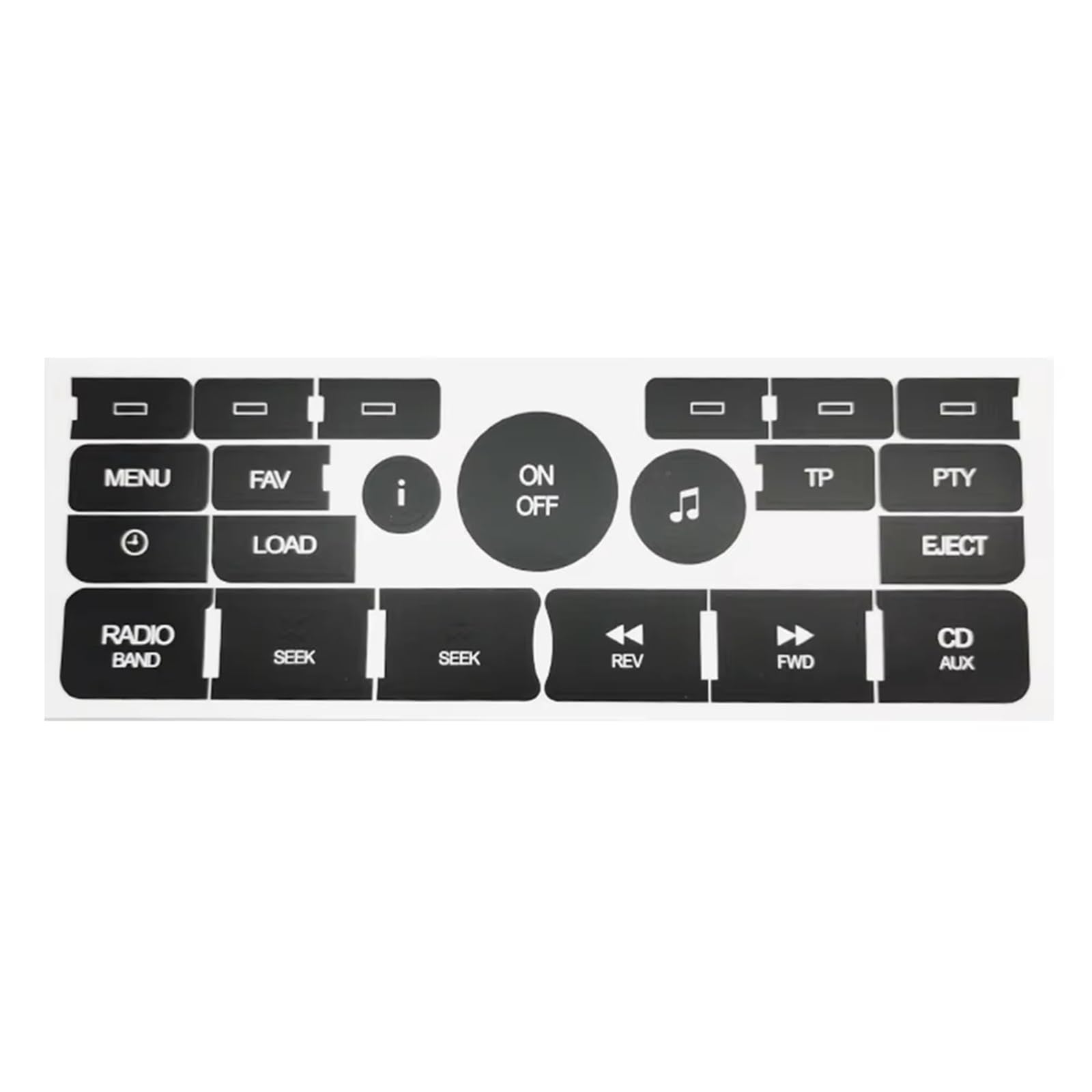 Interior Button Stickers Compatible with Saab for 9-3 for 9-5