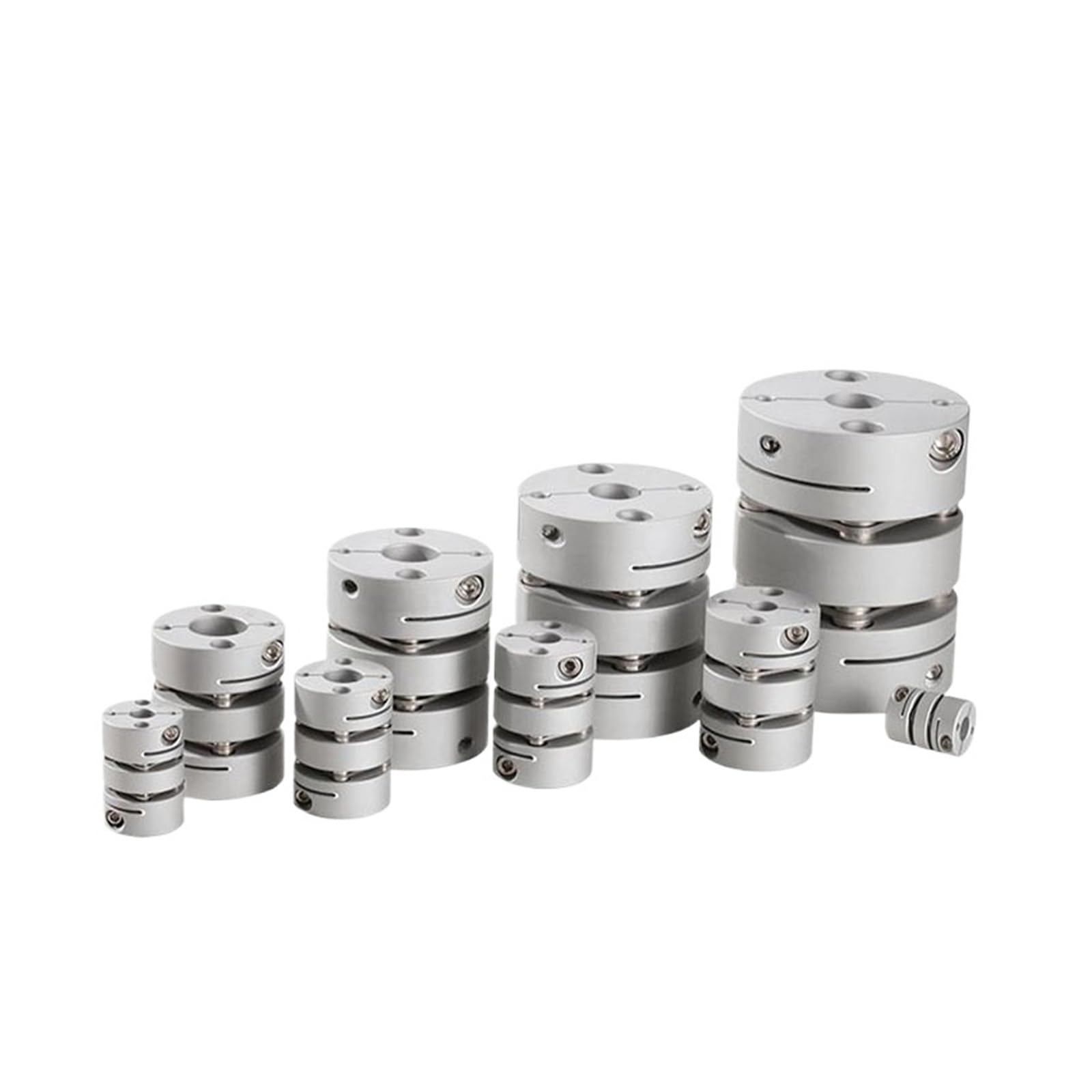1 szt. Złącze elastyczne ze stopu aluminium D34L45 z podwójną membraną(6x6mm)