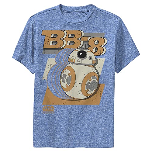 STAR WARS Resistance Bb8 Roll on Rectangles Boys Short Sleeve Tee Shirt