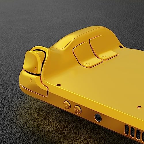 Coque pour Steam Deck LCD bouton remplacement cover case console dorée eXtremeRate - 7