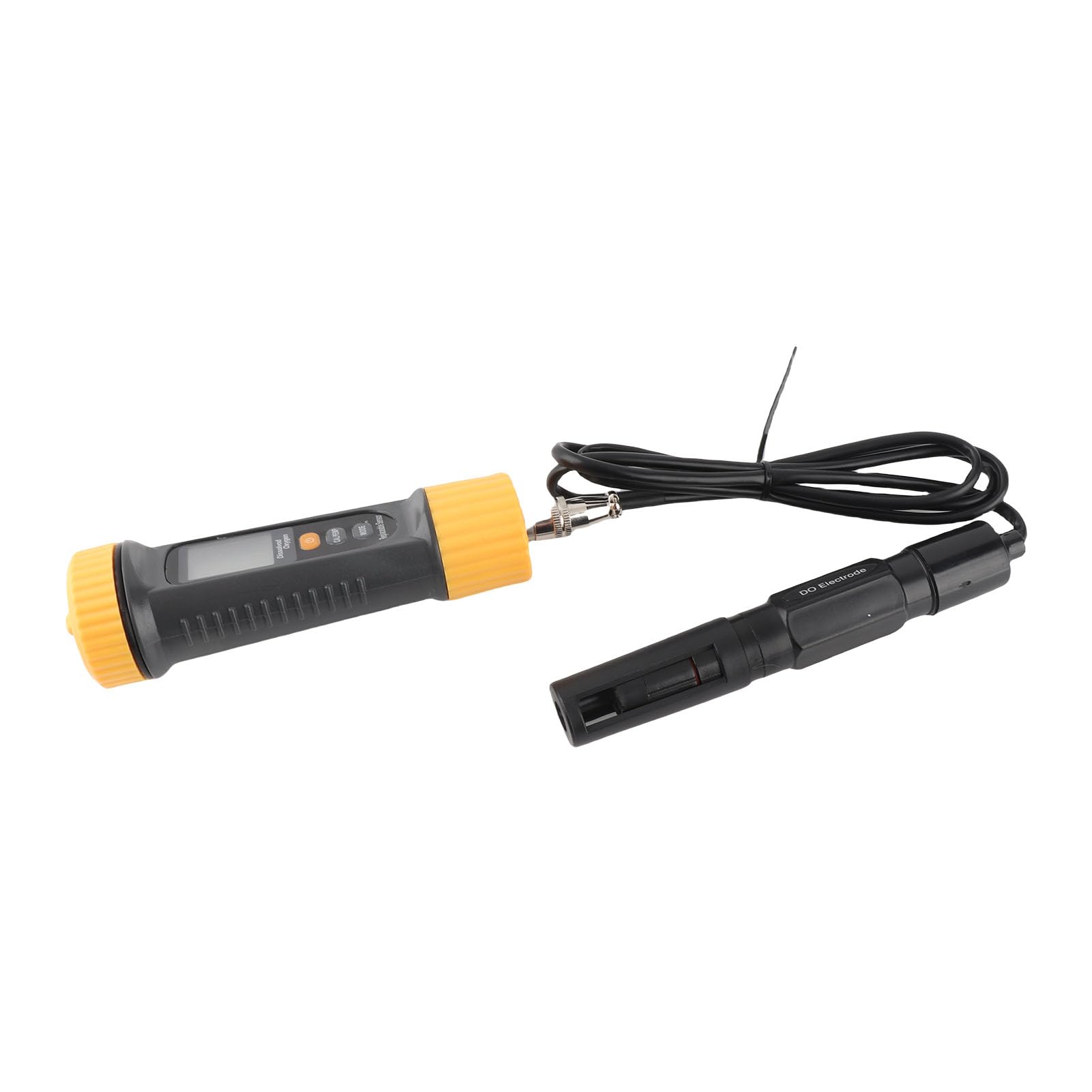 Focket Messgerät für Gelösten Sauerstoff, Dual-Bereich 0-20 Mg L und 0-199,9 Prozent Testkit für Gelösten Sauerstoff, Tragbares Design mit Temperaturkompensation für die Wasserprüfung Im Aquariumteich