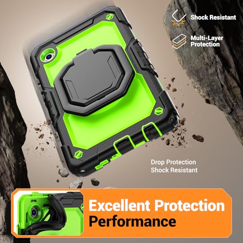 Coque Samsung Tab A11 2025 avec poignée rotative support et bandoulière