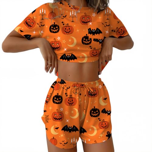Image of Ekouaer Womens Pajama Sets Sexy Lounge Sets Side Split Short Pj Sets