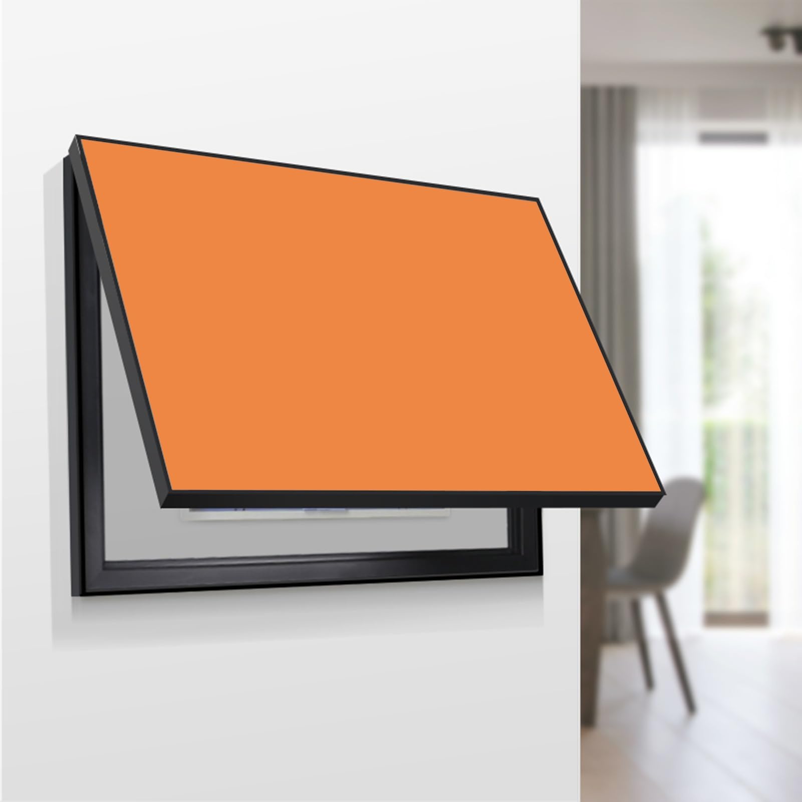Fuse Box Cover Cabinet Circuit Breaker Panel Covers, Electrical Circuit Breaker Box Wall Panel Cover, Solid-colored Fuse Box Cover, Hide Meter Electric Meter Box(Orange,40cmx30cm(15 3/4x11 3/4"))
