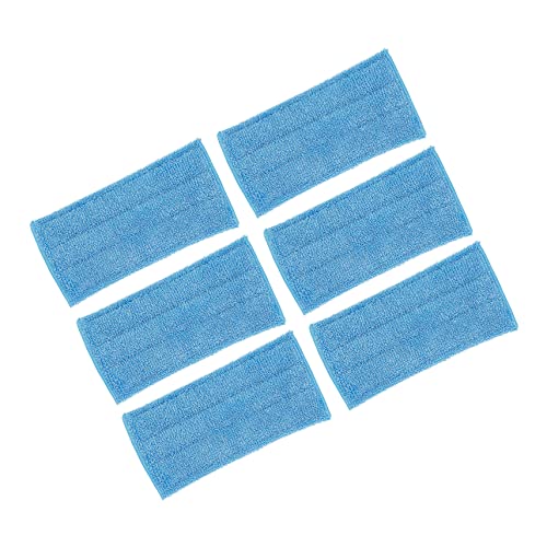 Didiseaon 6pcs Mop Replacement Cloth Mop Cleaner Mop Cloth Sponge Mop Replacement Pads Steam Mop Steam Cleaner for House Reusable Floor Replacement Head Fiber
