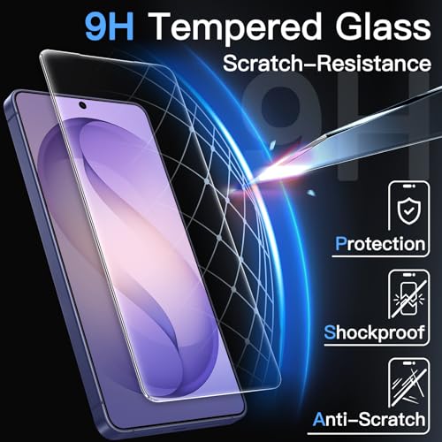 Image of JETech Tempered Glass Screen Protector Guard for Samsung Galaxy S26 Ultra, AR Anti-Reflective Coating, Easy Installation with Auto-Alignment Box, Bubble-Free, HD Clarity, 2-Pack