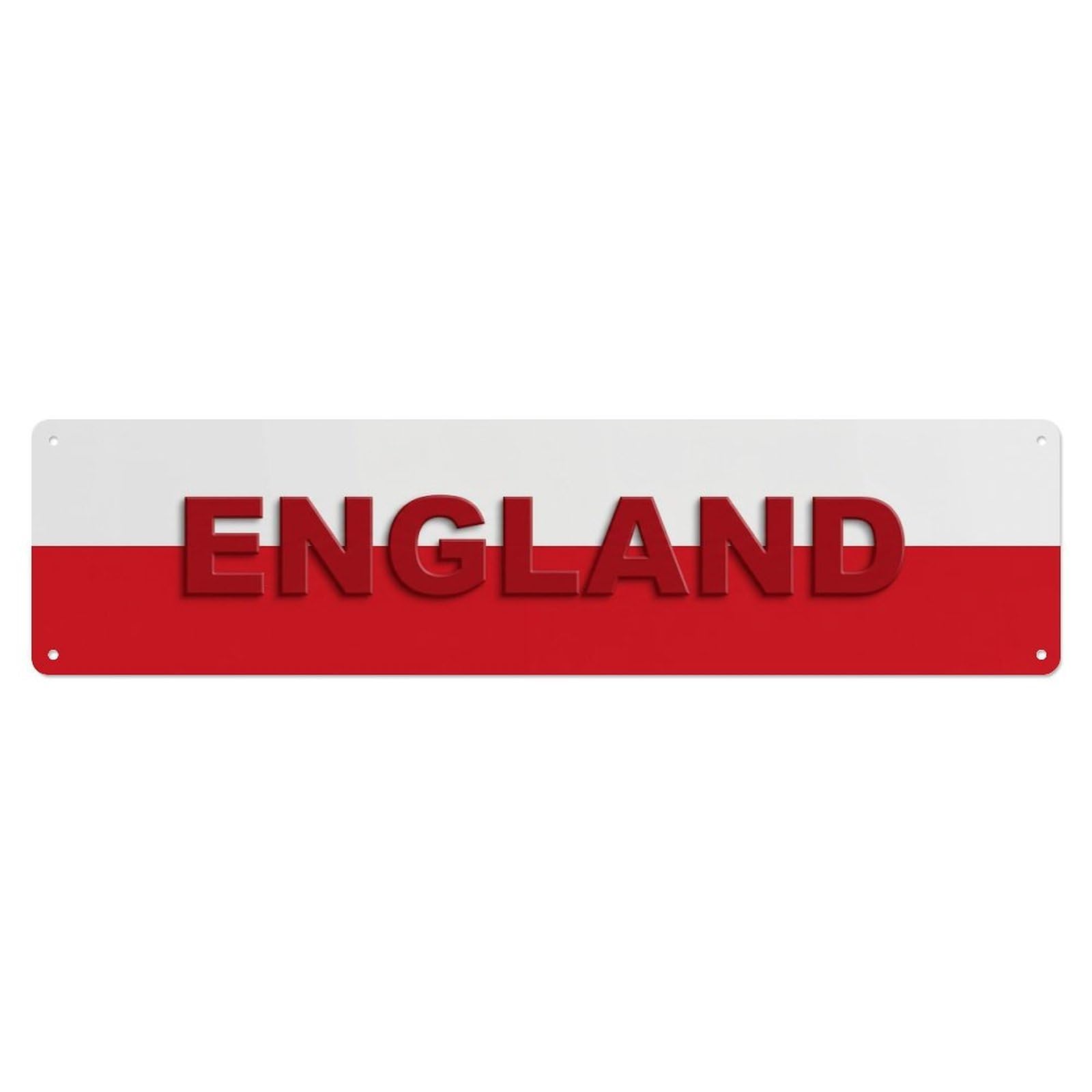 Metal Tin Sign Vintage England Flag Pattern