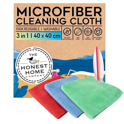 See full amazon price history chart for The Honest Home Co. | Microfiber Cloth - 3 Pcs, 340 GSM | 40 * 40 cm | Lint-Free Microfiber Towel for Kitchen & Car Cleaning The Honest Home Co. | Microfiber Cloth - 3 Pcs, 340 GSM | 40 * 40 cm | Lint-Free Microfiber Towel for Kitchen & Car Cleaning (B096MWZMQL) Amazon Price History, Amazon Price Tracker