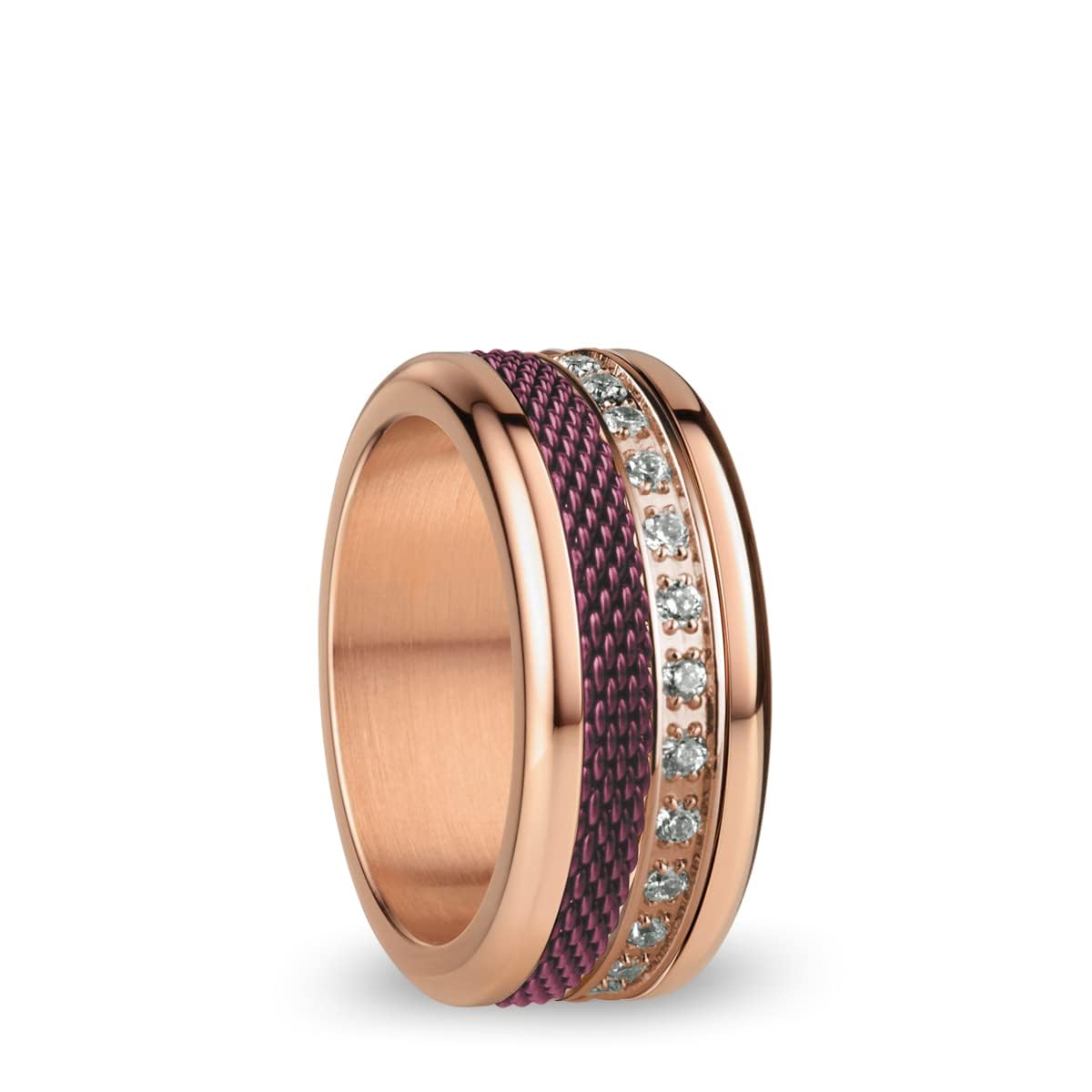 Bague BERING Arctic Symphony - Acier Inoxydable Roségold - Système Twist & Change