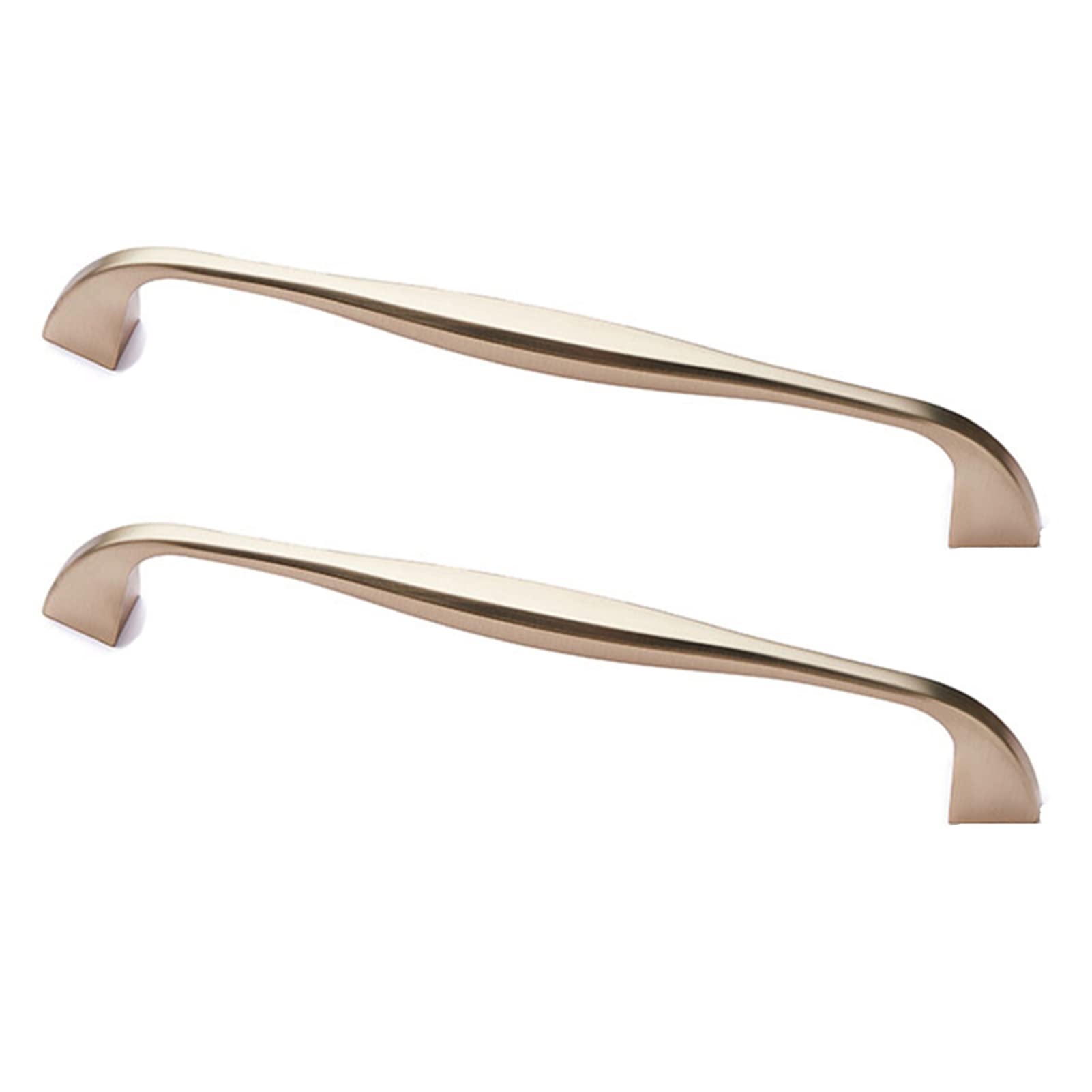 Niusabou One Color Bow Pulls Door Handles, Cabinet And Drawer Handles 2 Pack Bow Pulls Zinc Alloy Multiple Sizes(Hole Distance 192Mm)