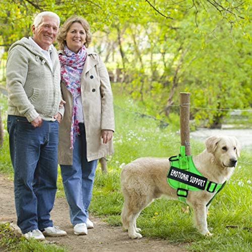 voopet Service Dog Harness, No-Pull Emotional Support Pet Vest Harness, Reflective Breathable and Adjustable Pet Halters for Small Medium & Large Dogs (with 4 PCS Removeable Tags) - 5
