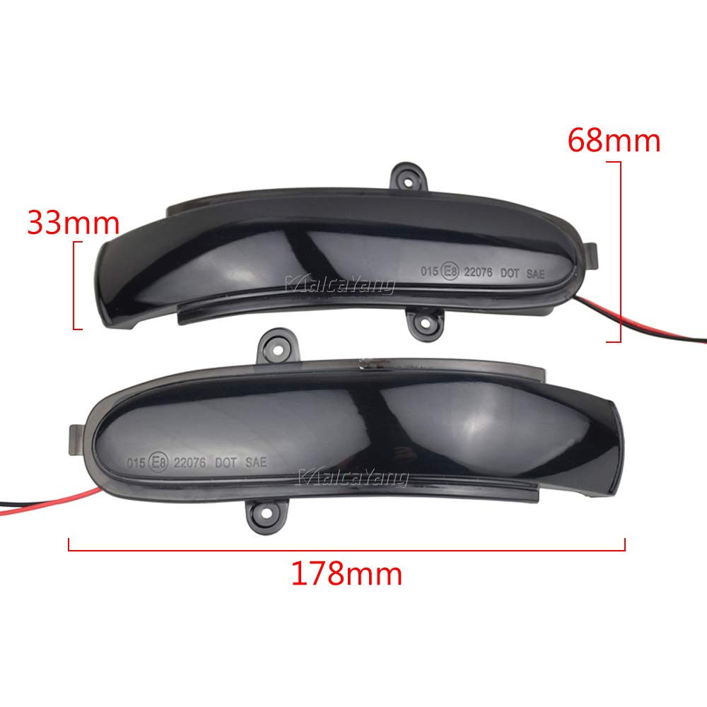 Luces de giro indicadoras retrovisor intermitentes LED dinámicas para Ben-z Clase C W203 C200 C220 C230 C240 C320 C55 C280 C350 S203 CL203 2000-2007