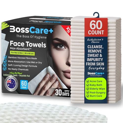 BC+® Acne Eco Disposable Face Towels 13x15