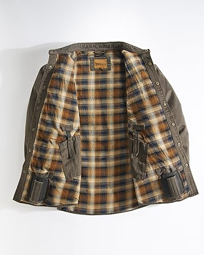 Venado Cotton Suede Concealed Carry Shirt Jacket3