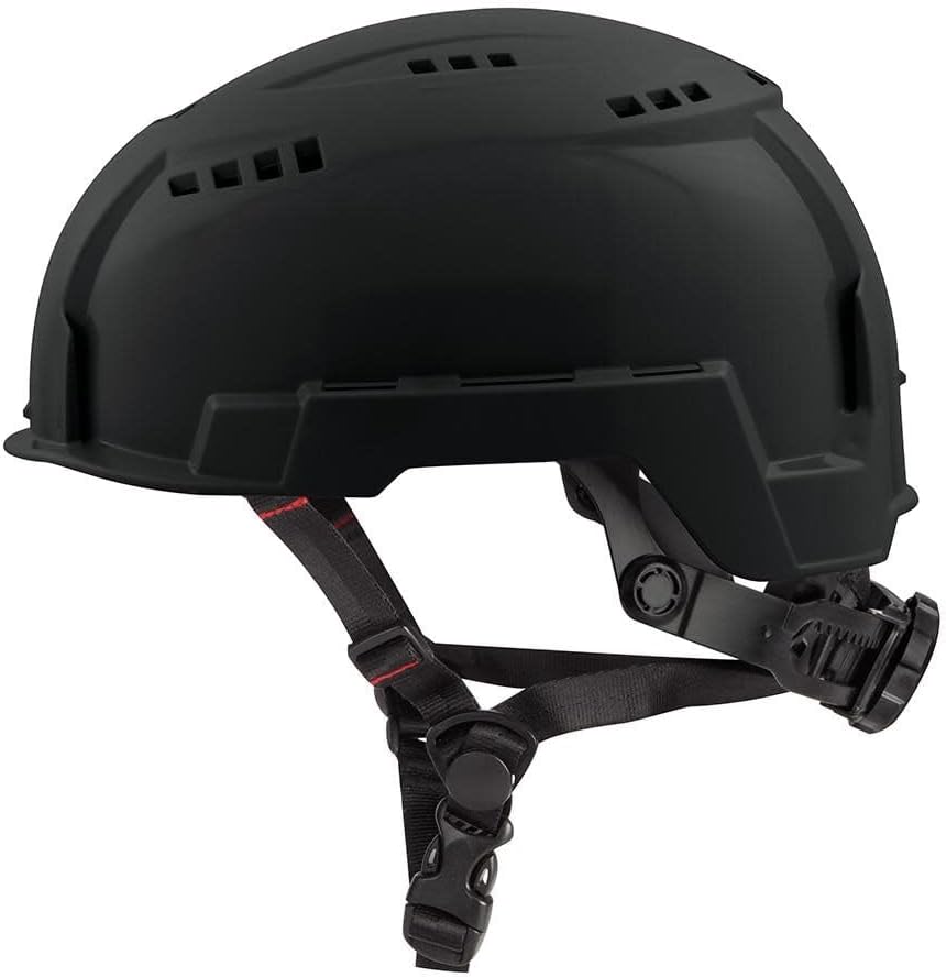 Milwaukee Electric - Black Vented Safety Helmet - Type 2 Class C