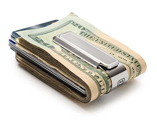 Stainless Steel Money Clip - Cash and Credit Card Holder for Men - Minimalist Slim Wallet Alternative2