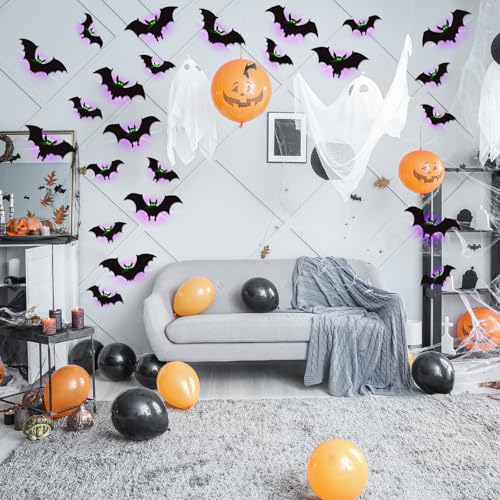 24 Pack Halloween Bats Decorations - image 7