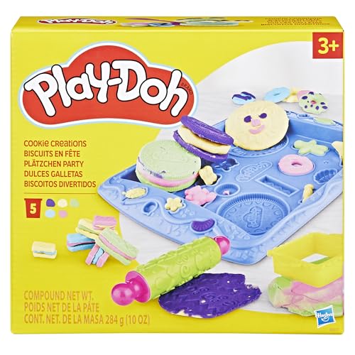 Play-Doh Kitchen Creations Cookie Creations Playset, Kids Arts & Crafts Set, Preschool Play Food Toys, Easter Gifts for Girls & Boys, Ages 3+ (Amazon Exclusive) by Play-Doh - Image 2
