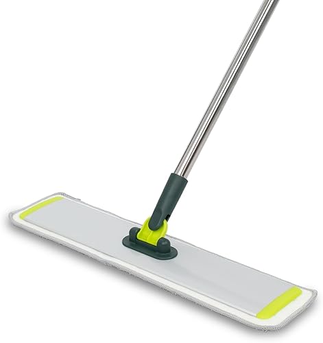 Pine-Sol Mopa plana de microfibra  Herramienta de limpieza de suelos húmedos y secos con 2 almohadillas reutilizables  Multisuperficie para quitar